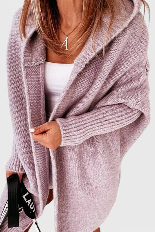 Lovisa Oversized Knit Cardigan with Hood