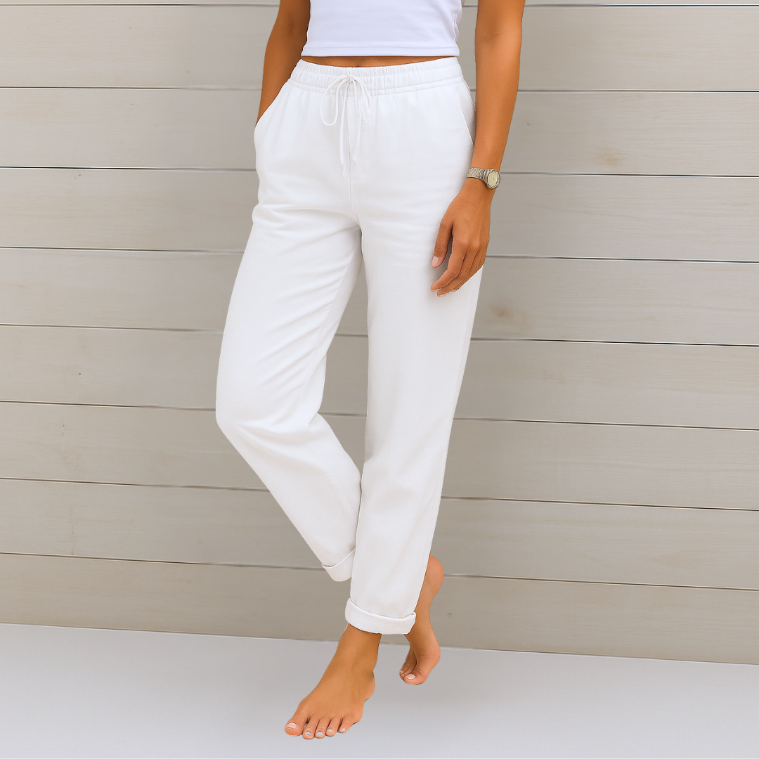 MAYLORA - Premium Breathable Linen Stretch Pants