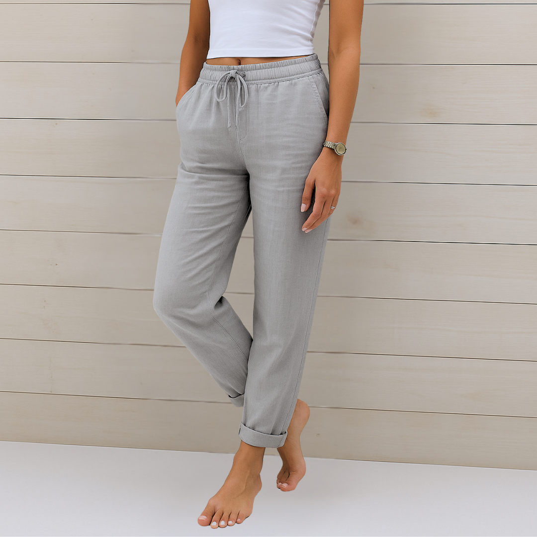 MAYLORA - Premium Breathable Linen Stretch Pants