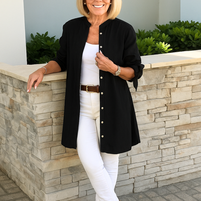 LOUISE - Elegant Blouse with Bow Sleeves