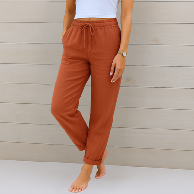 MAYLORA - Premium Breathable Linen Stretch Pants