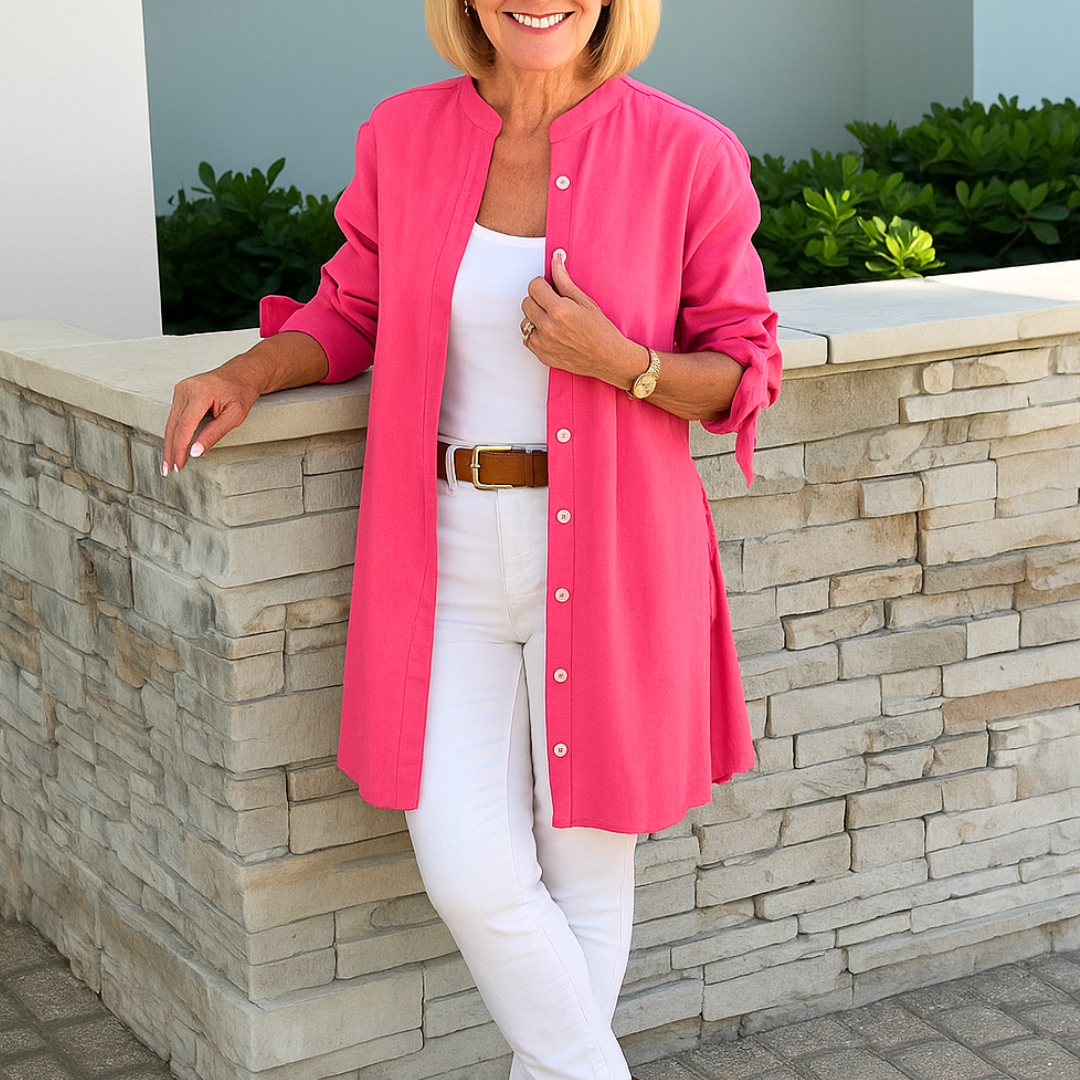 LOUISE - Elegant Blouse with Bow Sleeves