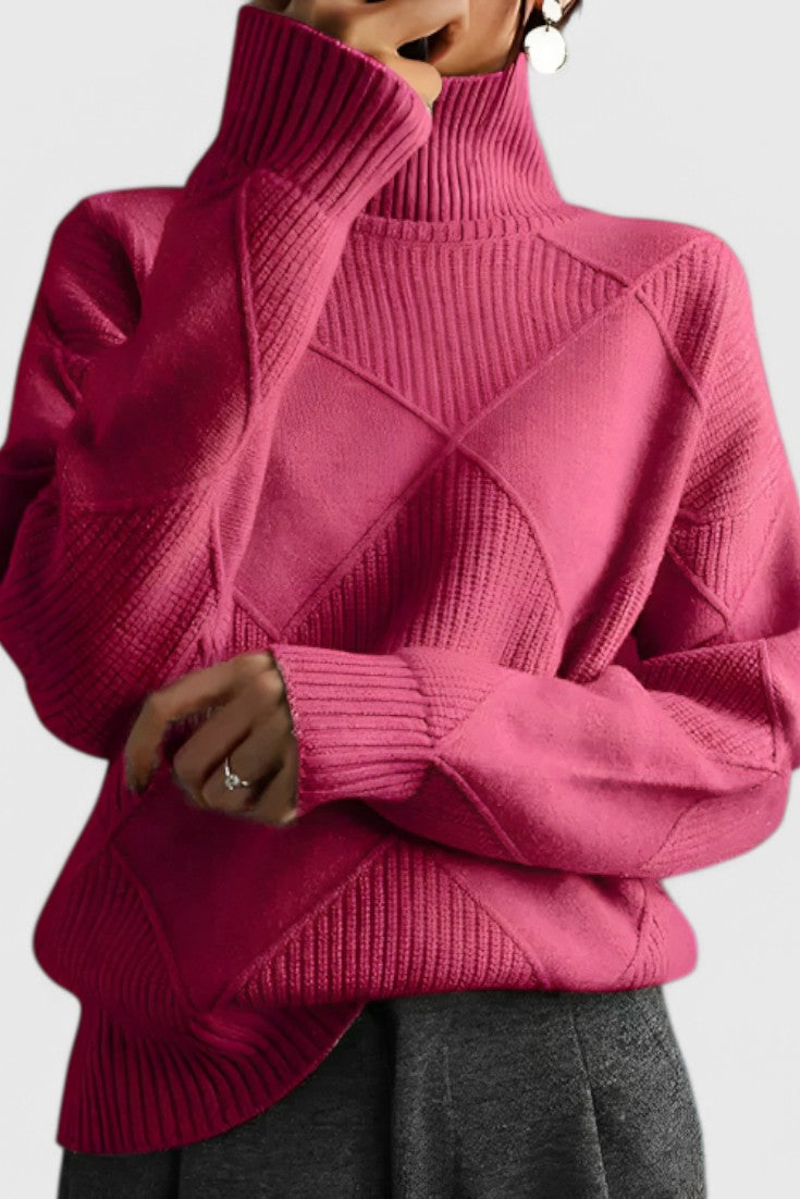 Jasmine Cashmere High-Neck Sweater