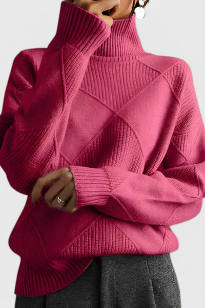 Jasmine Cashmere High-Neck Sweater