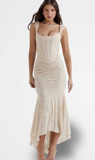 Dalia | Long Dress with Corset