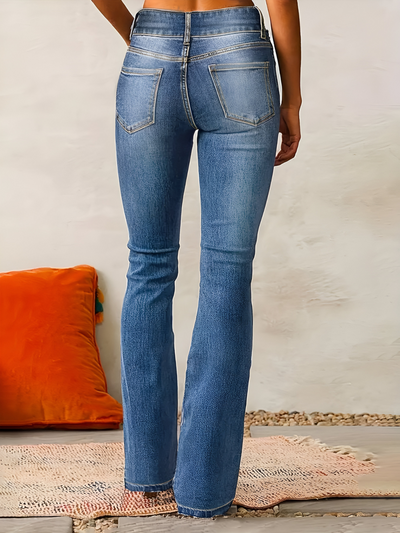 ISABEL - High-waisted flared jeans