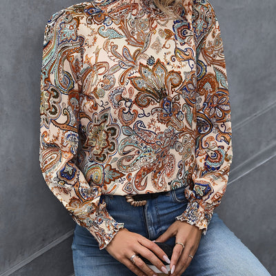 Zélie | Chemise Paisley à Motifs Floraux