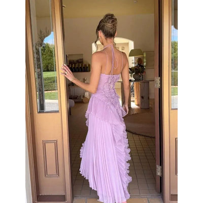 OLAYA – Long Dress with Ruffles