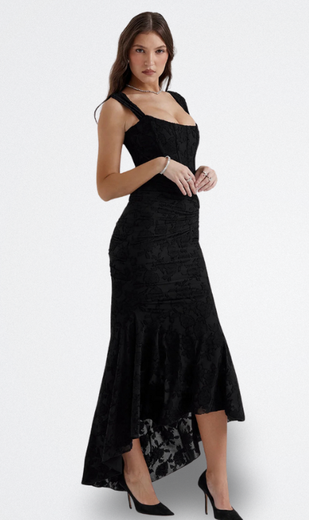 Dalia | Long Dress with Corset
