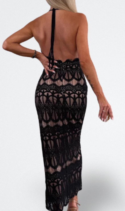 Cleo Rose | Lace Midi Dress