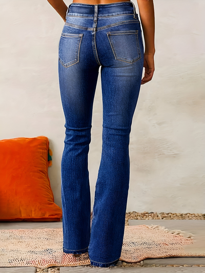 ISABEL - High-waisted flared jeans