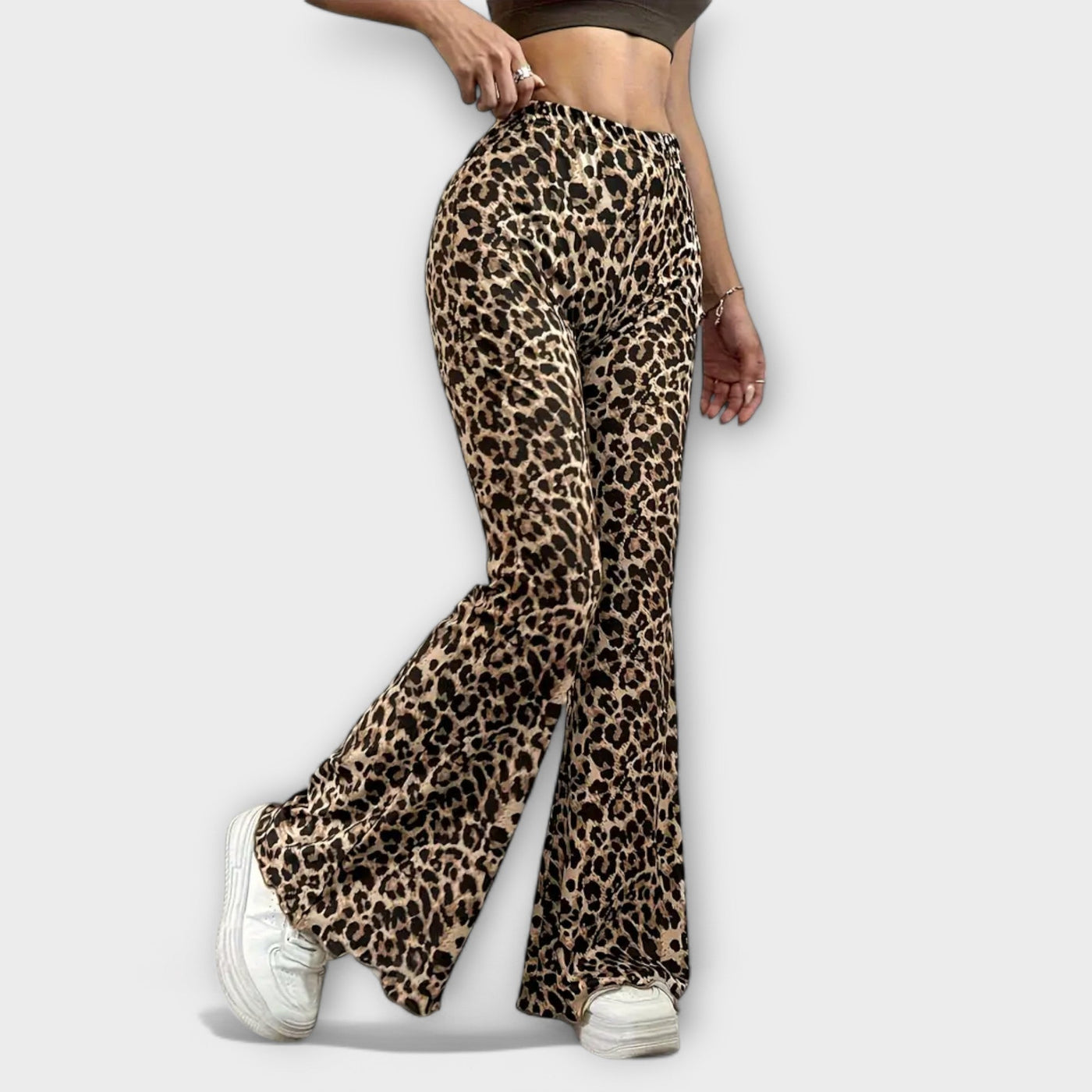 Bootcut Leopard Pants