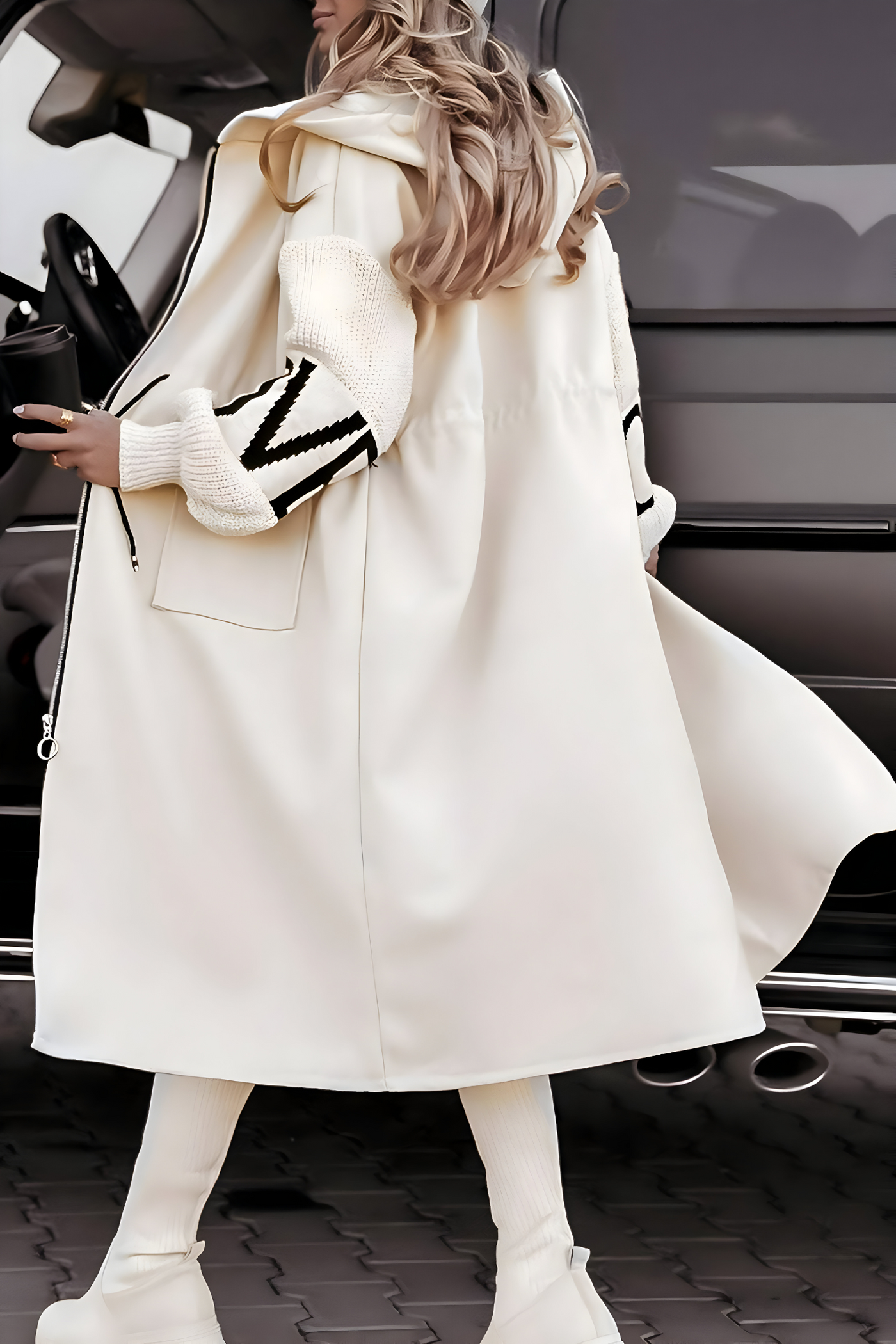 Brigitte - Elegant Coat with Hood