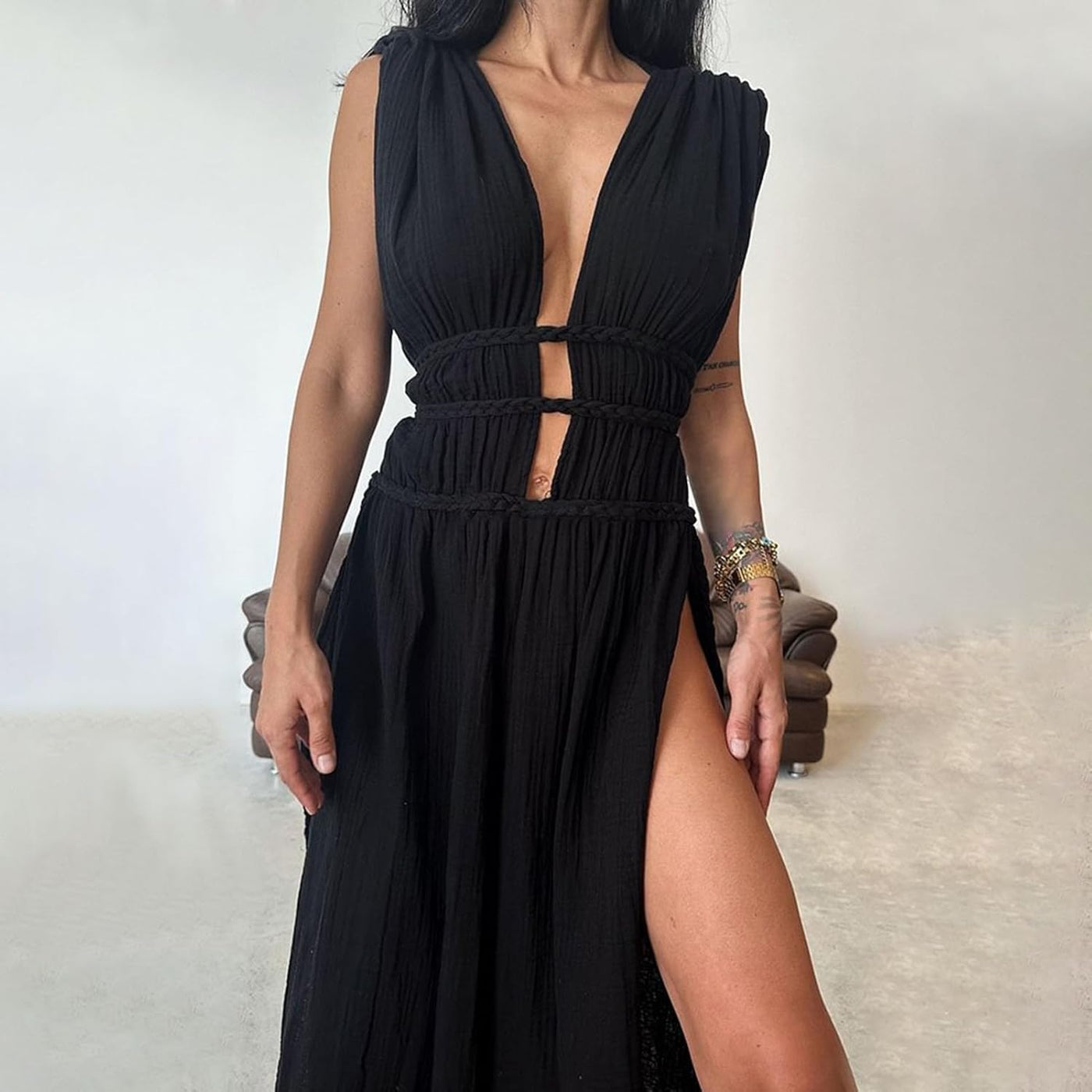 Afra – Sleeveless Long Dress