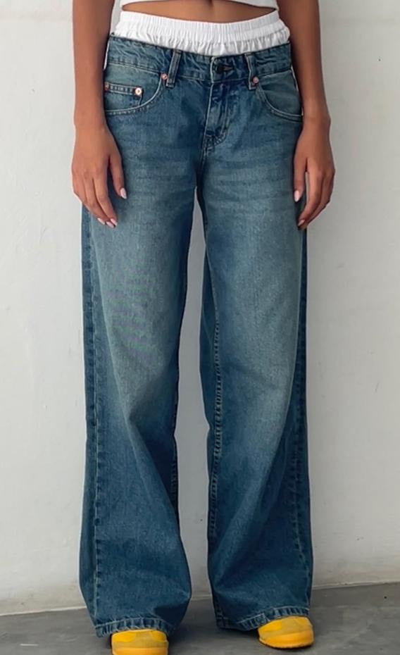 FLORINE - Low-Rise Jeans