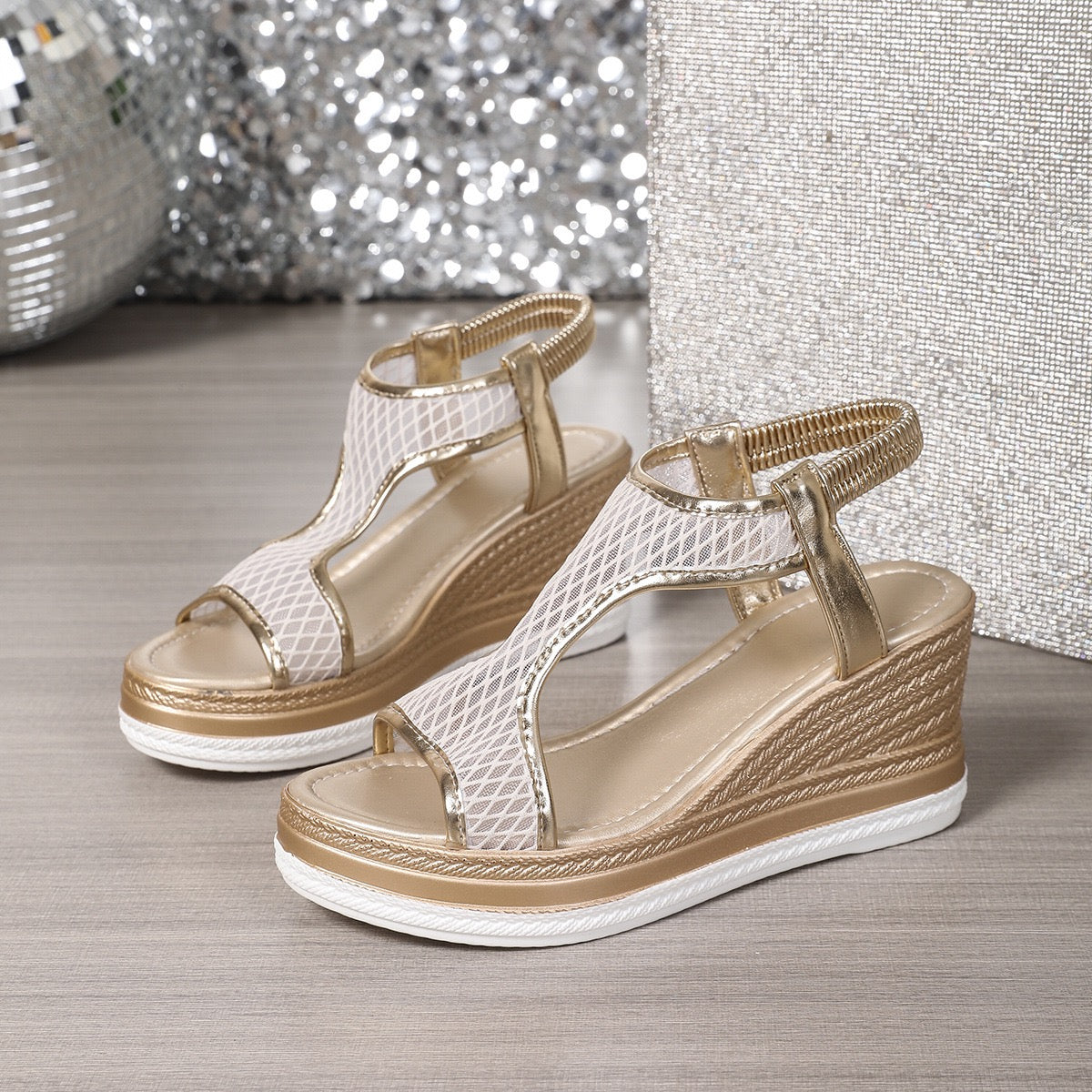 ELISABETTA|Orthopedic Wedge Sandals