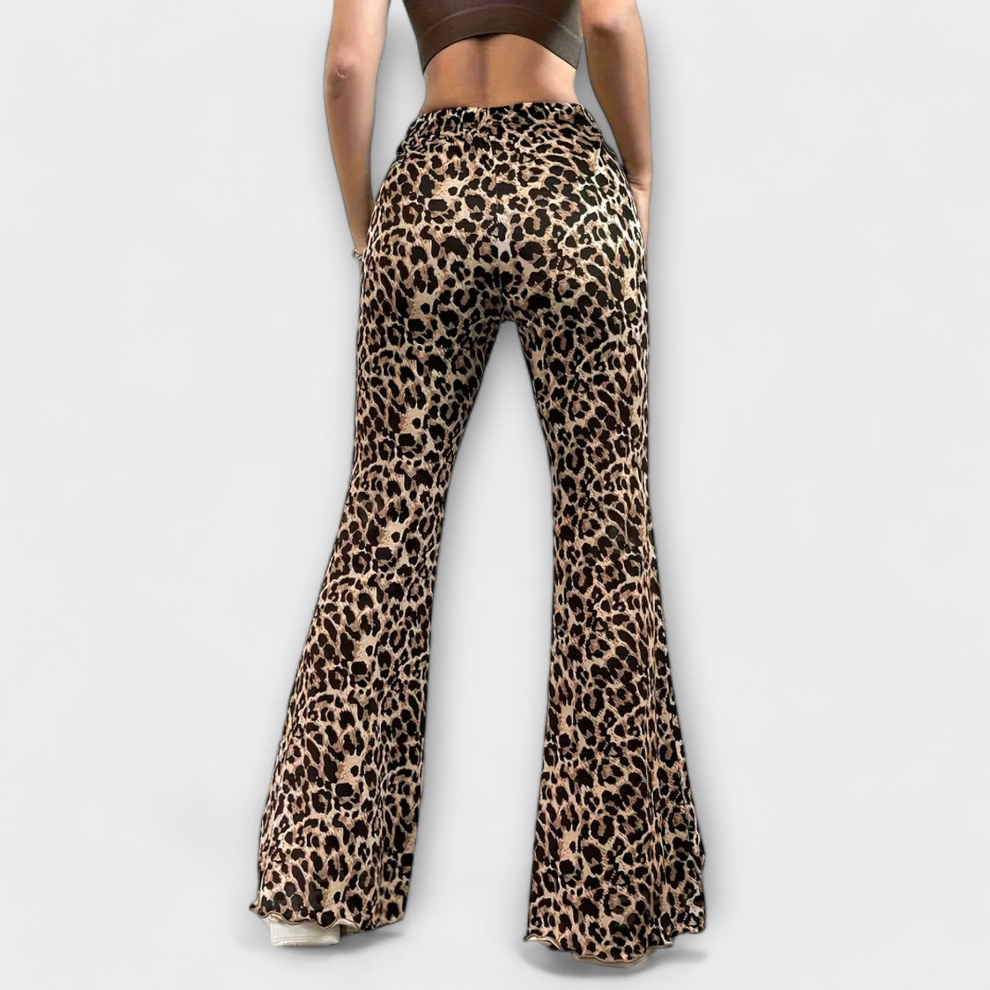 Bootcut Leopard Pants