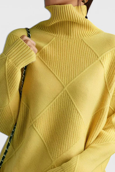 Jasmine Cashmere High-Neck Sweater
