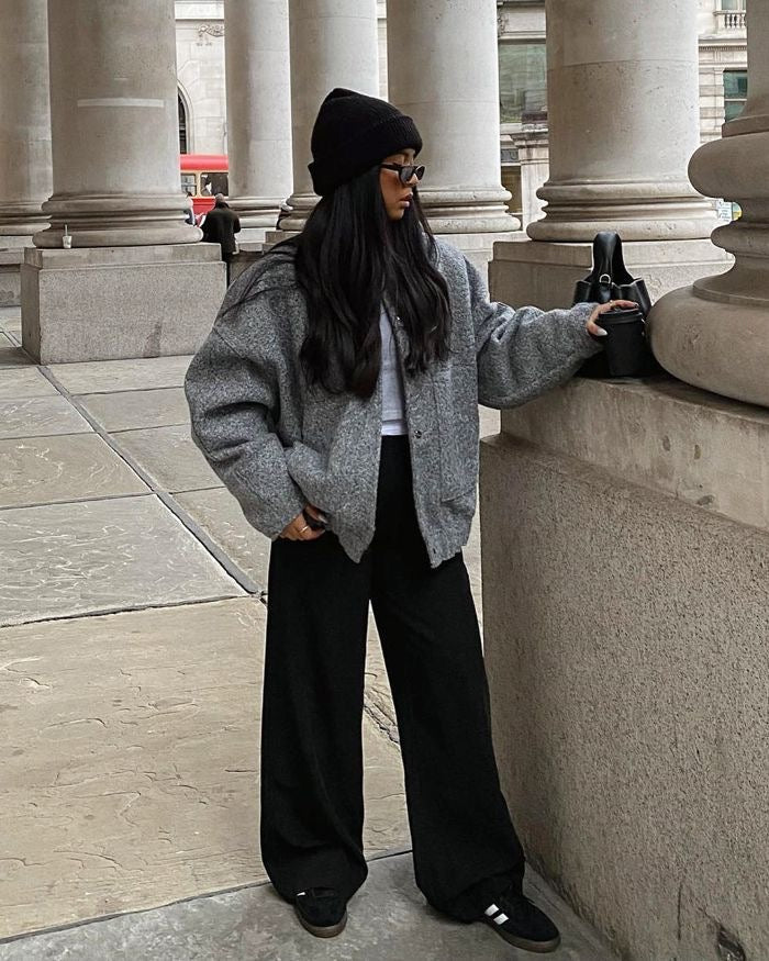 INES - Oversized Bomber Jacket