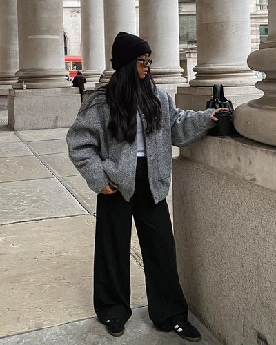 INES - Oversized Bomber Jacket