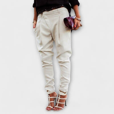 Mira - Elegant cuffed trousers