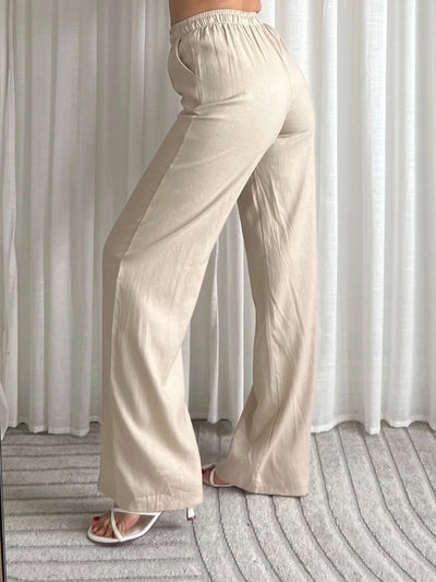 FEMMEHAUS Ava Linen Pants