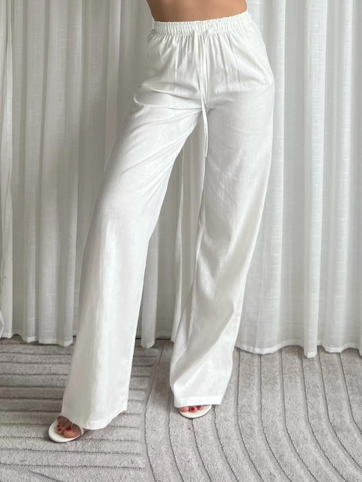 FEMMEHAUS Ava Linen Pants