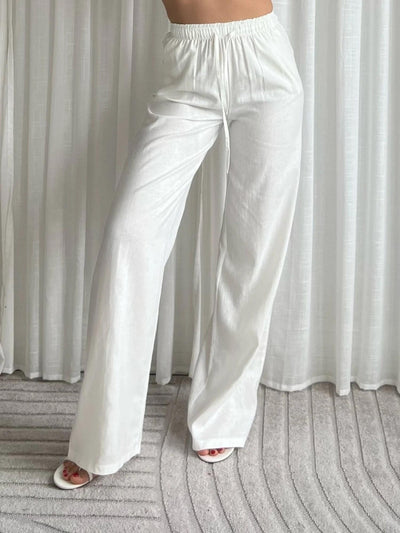 FEMMEHAUS Ava Linen Pants