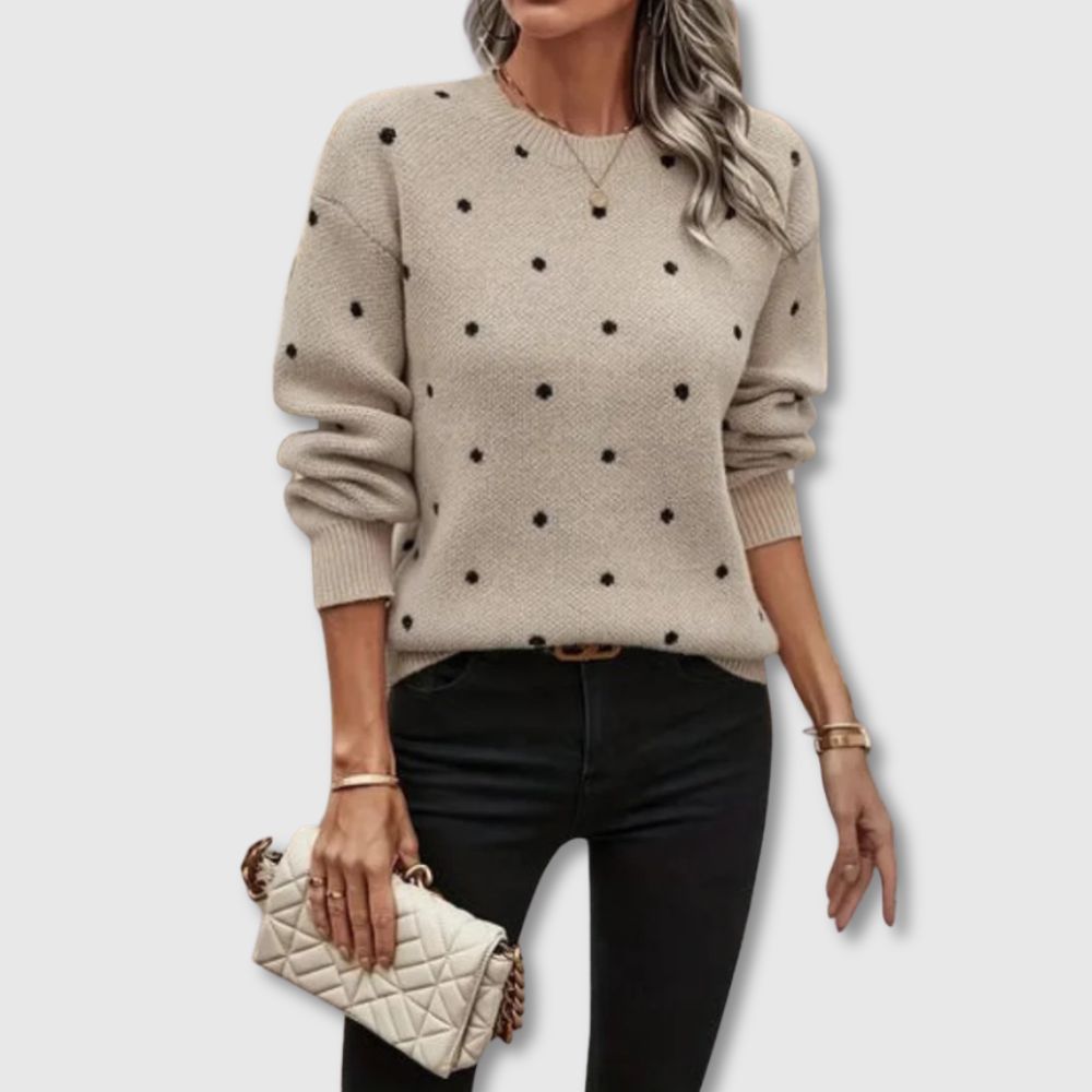 Marcella™ | Soft polka dot sweater