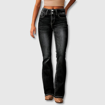 ISABEL - High-waisted flared jeans