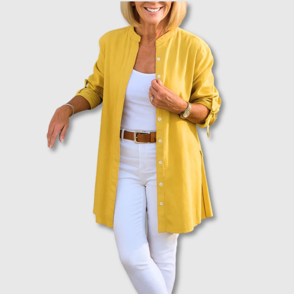 LOUISE - Elegant Blouse with Bow Sleeves