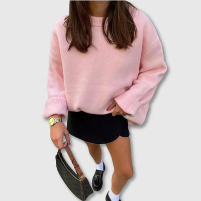 FEMMEHAUS Cozy Comfortable Pink Sweater