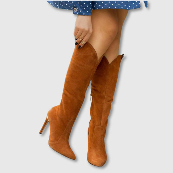 Valentina™|Elegant Stability+ Heeled Boots