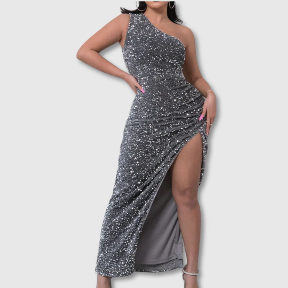 Lillian | Luxe One-Shoulder Evening Dress