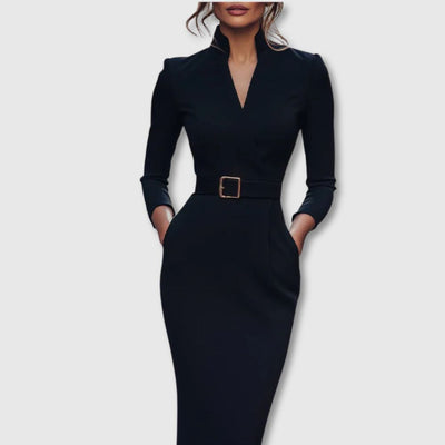Claribel | Refined Midi Dress