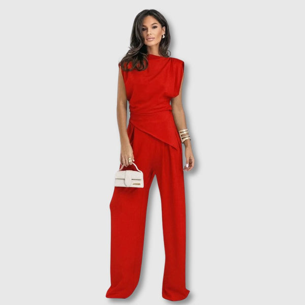 Arianna | Red Cozy Two Piece Set