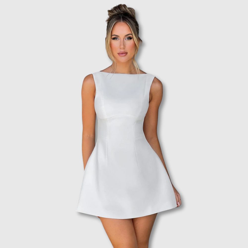 Mónica - Mini Open-Back Dress