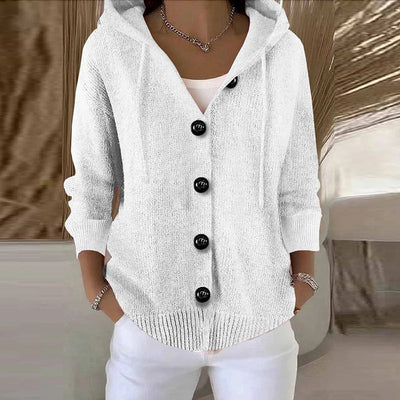 Fabiana | Soft knitted cardigan with hood