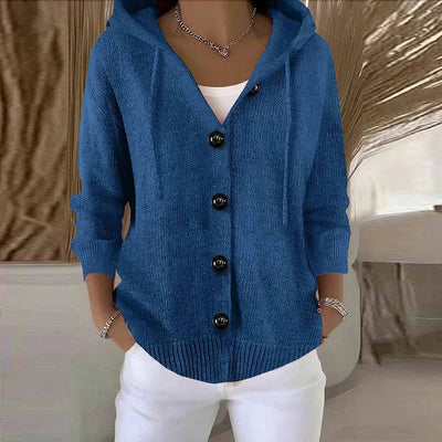 Fabiana | Soft knitted cardigan with hood