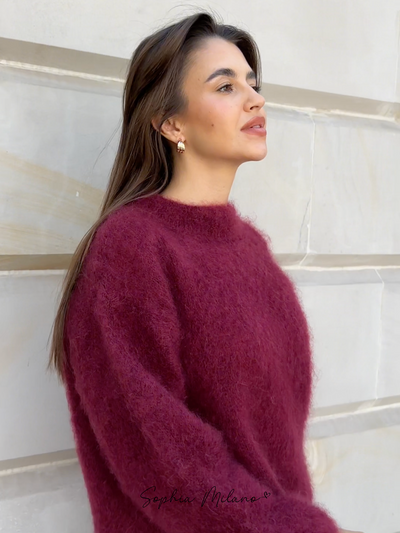 SOPHIA - Mohair round neck
