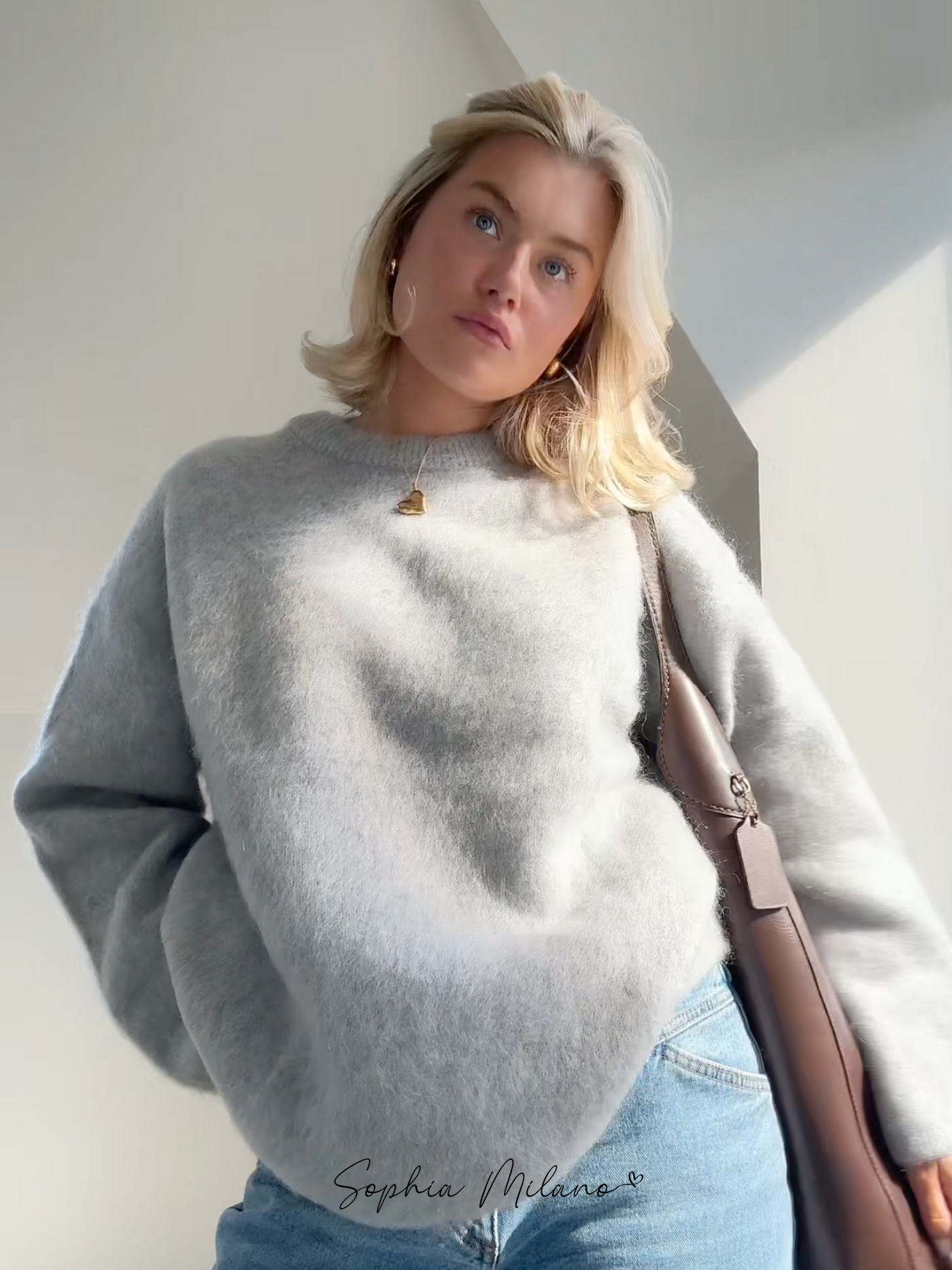SOPHIA - Mohair round neck