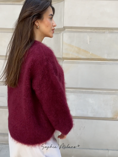 SOPHIA - Mohair round neck