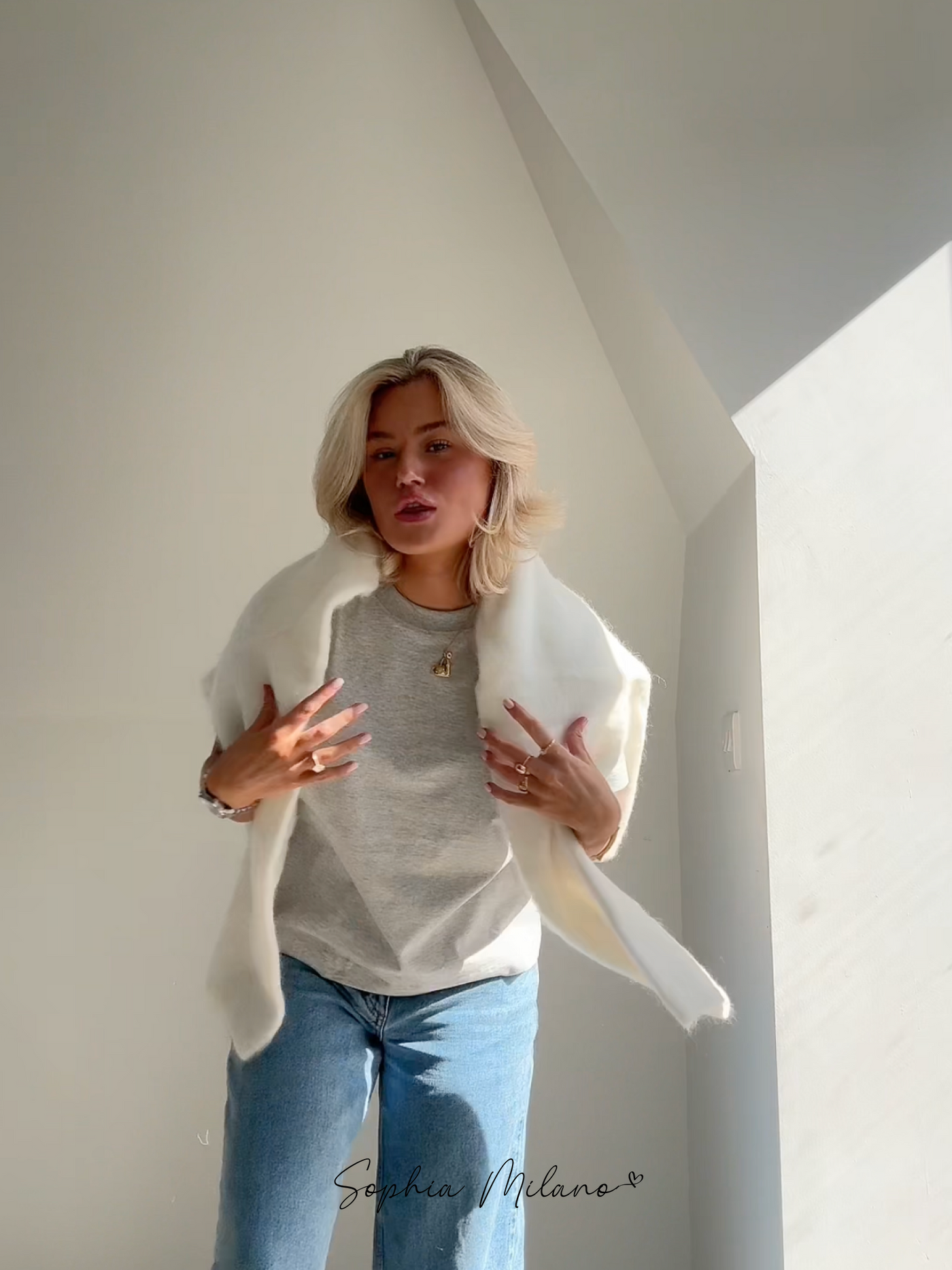 SOPHIA - Mohair round neck