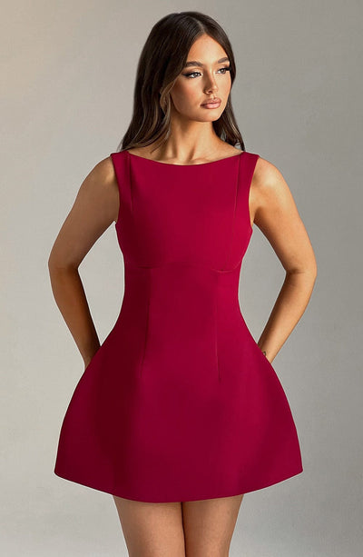 Mónica - Mini Open-Back Dress