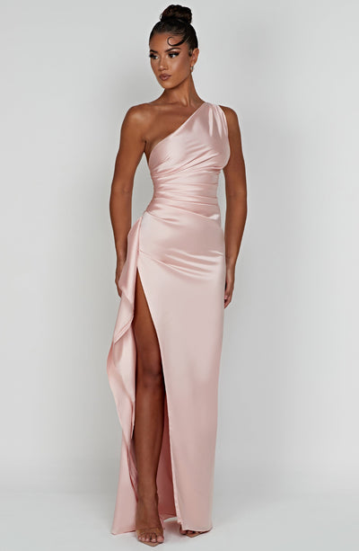 Génova - Long satin dress