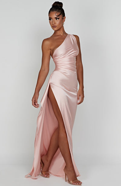 Génova - Long satin dress