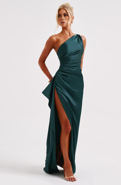Génova - Long satin dress