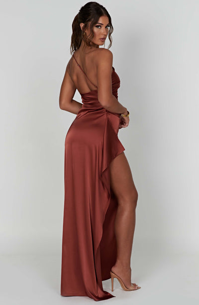 Génova - Long satin dress