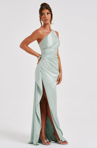 Génova - Long satin dress