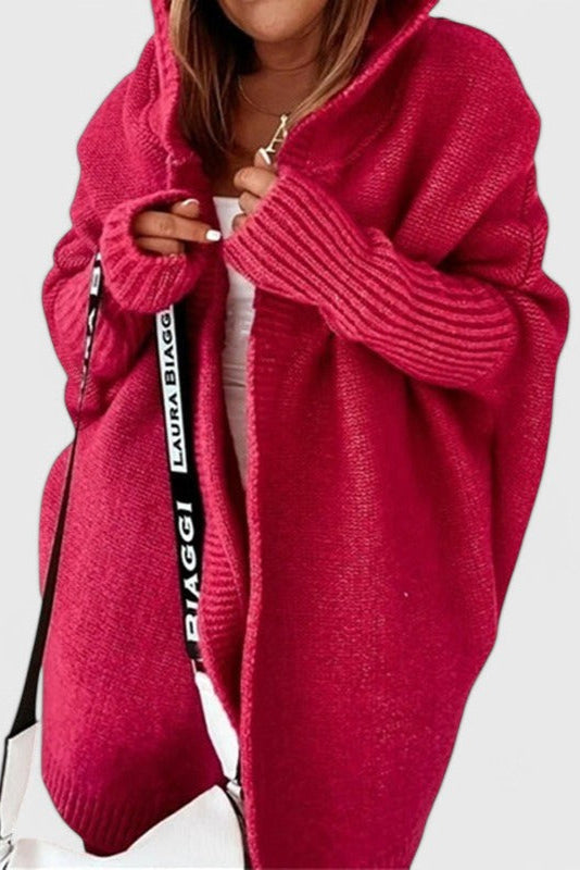 Lovisa Oversized Knit Cardigan with Hood